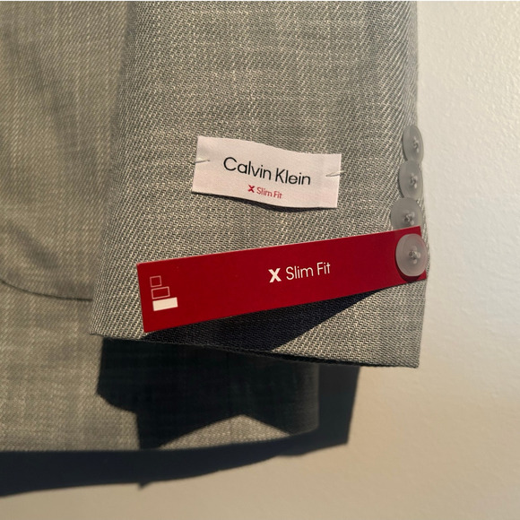 NWT $295 Calvin Klein X-Slim Fit Blazer, Mint Green, Men’s 40R - Picture 4 of 7